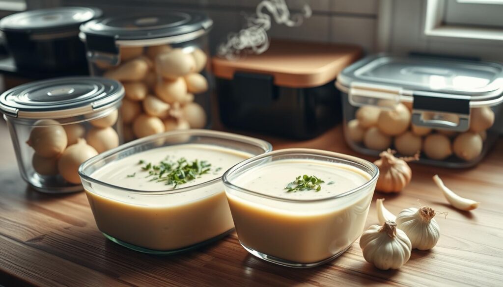 storing potato soup